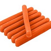 Воск цветной морковный фото