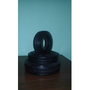 Промышленное колесо из черной резины 80х25х50(мм)