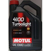 Моторное масло MOTUL 4100 Turbolight 10W40 4L, для дизельных и турбодизельных двигателей. Technosynthese® фото