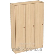 Шкаф для раздевалки детский трехсекционный 920*250*1250h фотография