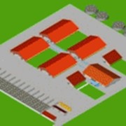 Строительство ферм На 1000 голов с доильной площадкой SbS Parlour, 2x25 доильных мест фото