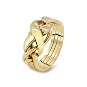Золотое кольцо головоломка от Wickerring фотография