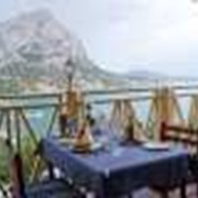 Ресторан в отеле, гостинице Фишка, бар, завтраки, обеды, банкеты, Крым, Новый Свет фото