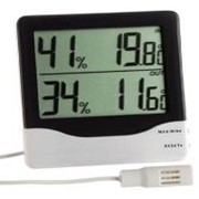 Термогигрометр цифровой для измерения температуры и влажности воздуха фотография