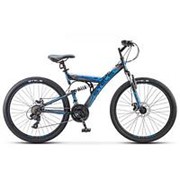 Велосипед горный Stels Focus V 26 (2018) рама 18 черный/синий арт.LU071322