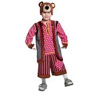 Карнавальный костюм “Михаил Потапыч“ 4-7 лет см, коричневый фотография