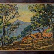 Картина Залив Агай и Семафор, 1922, Гийомен, Арманд фото