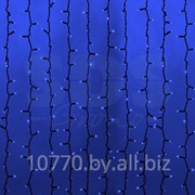 Гирлянда “Светодиодный Дождь“ 2х9м, эффект водопада, черный провод, 220В, диоды СИНИЕ, NEON-NIGHT фотография