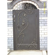Входные металлические двери с ковкой №2