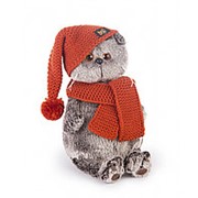 Мягкая игрушка Budi Basa «Басик в вязаной шапке и шарфе 19см» Ks19-075