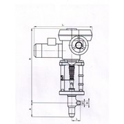 Регулирующий угловой клапан 870-20-Э Ду 20 Ру 37,3 фотография
