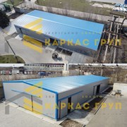 Строительство ангаров, складов, навесов, зернохран фото
