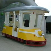 Аттракцион паровозик (трамвай) фото