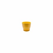 Керамический горшок с подставкой, 1,05л., желтый Артикул BH-25-4 фото