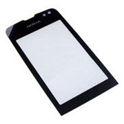 Тачскрин оригинальный / сенсор (сенсорное стекло) для Nokia Asha 311 (черный цвет, самоклейка) 2927 фотография