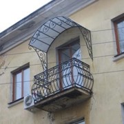 Козырьки балконные Кованые