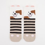 Носки женские 'Бим с 3д пушистыми ушками', цвет белый, размер 36-40 фото