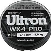 Шнур ULTRON WX 4PRO 0.08мм,5,5кг,100м, рубин фото
