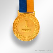 Медаль спортивная I чемпіонат з міні–футболу DIC–0866 аверс I место фото