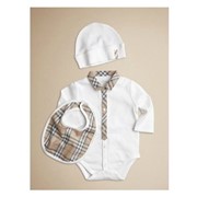 Одежда детская Baby Romper Boy hat + romper + bibs 3pcs suits infants jumpsuits, код 1153614957 фото