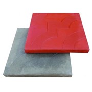 Тротуарная плитка вибролитая СОЛНЦЕ, 300x300x30мм(73кг-1м2). Цвет: серый, красный. фото