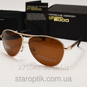 Мужские солнцезащитные очки Porsche Design 8555 золото фотография