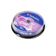 Записываемый компакт-диск Verbatim 43498 DVD+R 4.7 GB 16x CB/10
