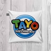 Подушка с логотипом Тайо фотография