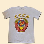 Футболка СССР белая фотография