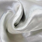 Портьерная ткань Блэкаут цвет серебро рисунок волна-песок фото