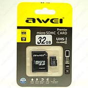 Awei MicroSD Card 32 гигабайта фото