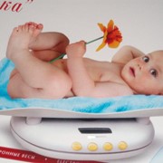 Многофункциональные электронные детские весы Мишутка со съемной чашей фото