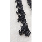 Металлические крабы для волос 12 шт черные с короной фото