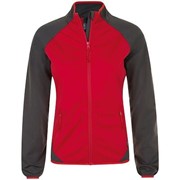 Куртка софтшелл женская ROLLINGS WOMEN красный/серый, размер L фотография