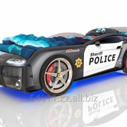 Детская кровать машина Kiddy Policiya фото