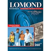 Фотобумага струйная A6 (10*15) Lomond суперглянцевая 260г-20листов фотография