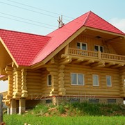 Строительство домов с рубленного бревна фото