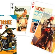 Коллекционные игральные карты “Мотоциклы“ (Piatnik, Австрия, 55 карт) фото