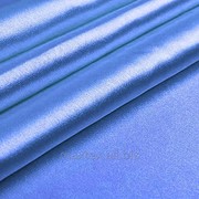 Ткань Креп-сатин голубой фото