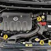 Двигатель Мерседес 6 цил. рядный фотография