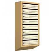 Вертикальный почтовый ящик Витерит-С-8, бежевый фотография