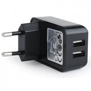 Сетевое зарядное устройство EnerGenie 2 USB, 2.1A (EG-U2C2A-01) фото