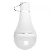 LED фонарь HRS Bulb для туризма и дома (1500 мАч) с солнечной зарядной панелью (Белый) фото