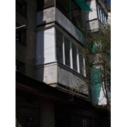 Металопластиковий балкон від перил фото