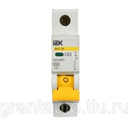 Выключатель автоматический IEK 63А однополюсной фотография