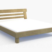 Двухспальная кровать “Наоми“ из массива дуба фото