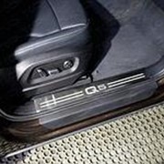 Накладки на пороги Audi Q5 2008-2017 (лист шлиф. Q5) фотография