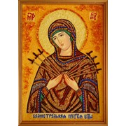 Икона "Семистрельная Богородица" (15х20 декоративная рамка)
