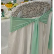 Чехол для стульев на свадьбу зеленый фото