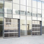 Панорамные секционные ворота DoorHan серии ISD02 фото